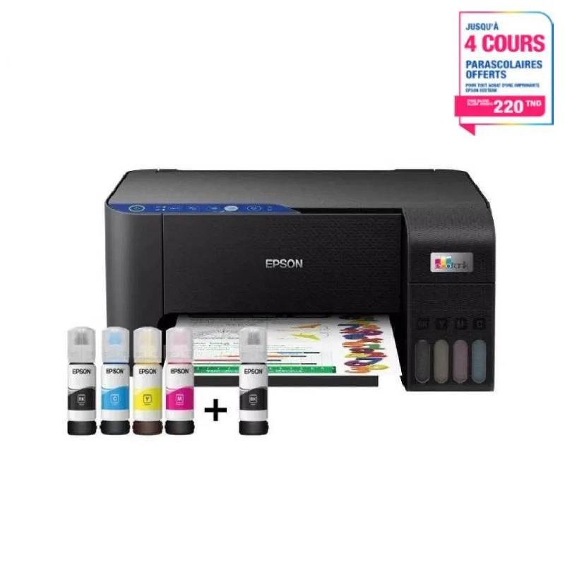 Epson EcoTank L3251 Multifonction 3en1 à Réservoir Intégré Couleur A4 Wifi, Photo boutique Best Buy Tunisie chez Best Buy Tunisie