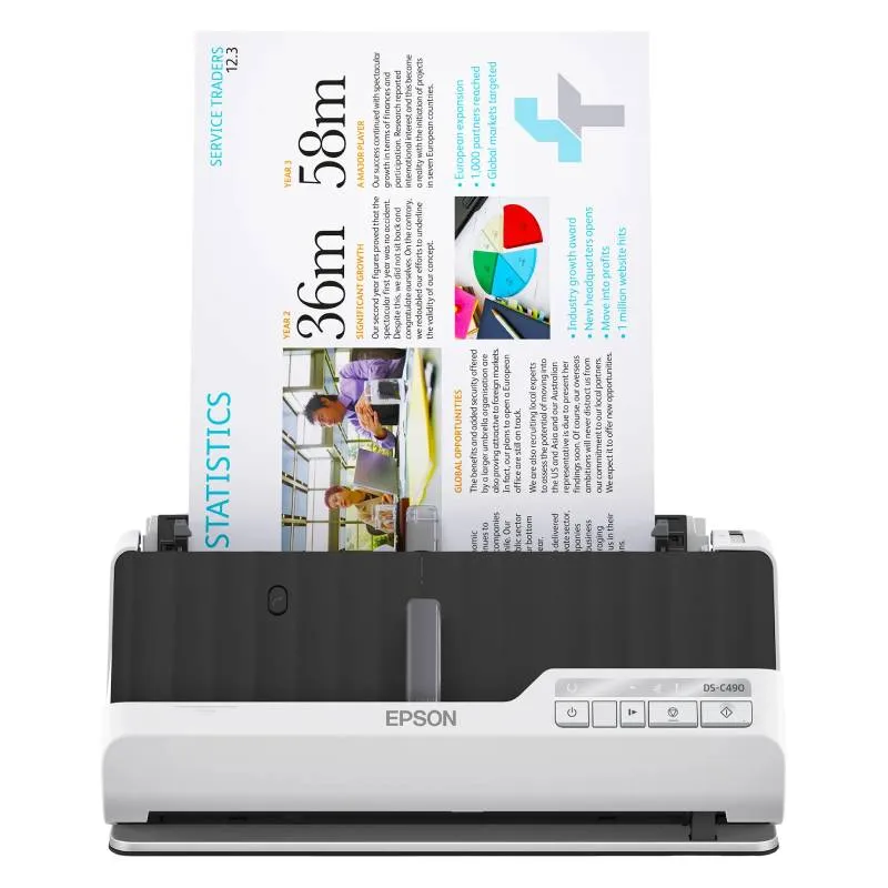 Scanner à Défilement EPSON DS-C490 A4 (B11B271402), Photo chez Best Buy Tunisie chez Best Buy Tunisie