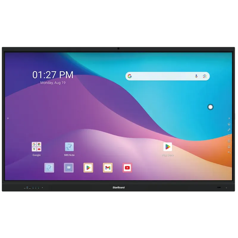 interactif StarBoard YL7X Pro 86’’ 4K UHD 16G 256G EDLA Sans Caméra -Noir -YL7X-PRO-86