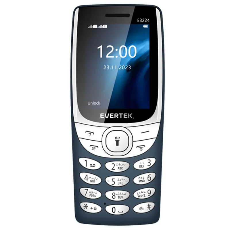 Téléphone Portable Evertek E3224 - Bleu