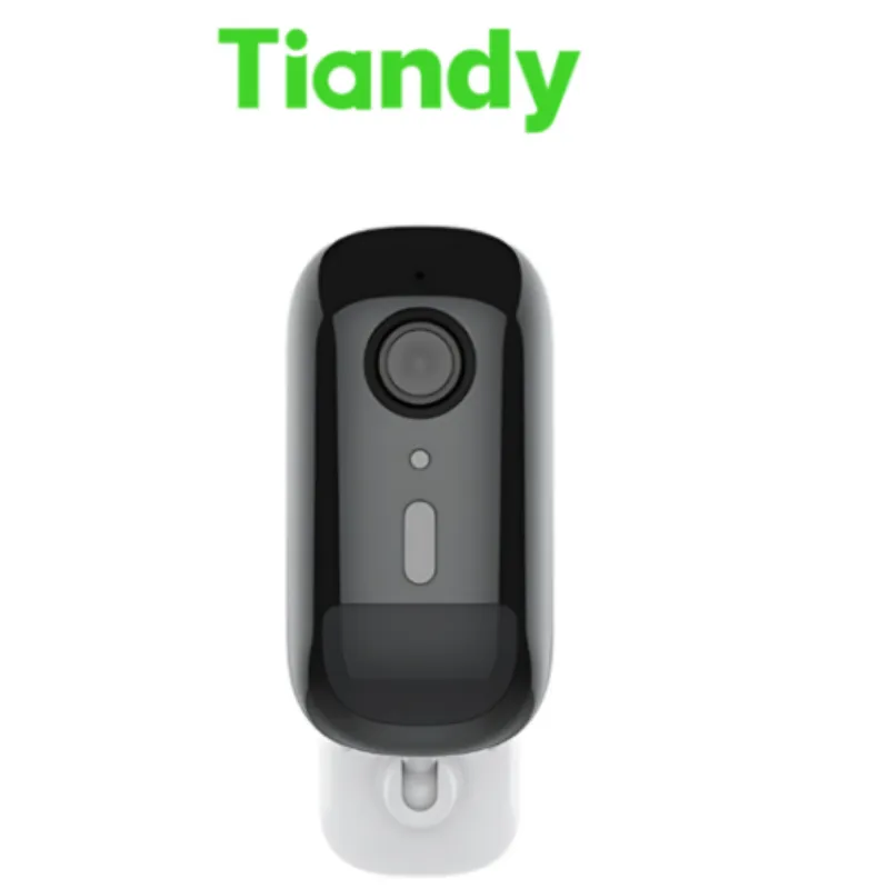 Caméra Surveillance Tiandy WiFi 2MP Full HD avec Batterie Intégrée - Blanc -TC-C32CN