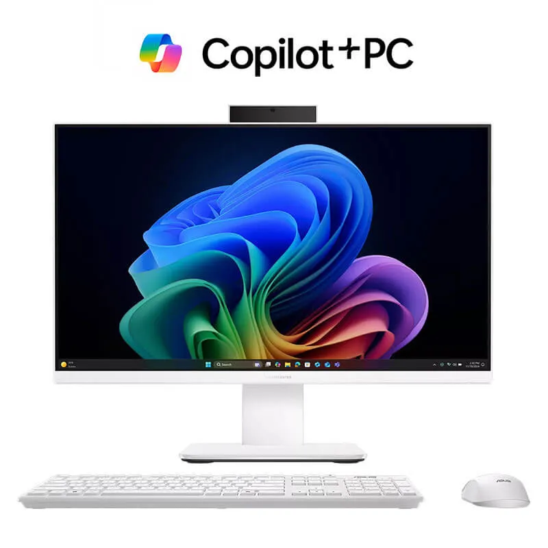 Pc tout en un Asus ExpertCenter PM640KA-WPC0060 Ryzen AI 5 16GB 512GB ssd - Blanc -90PT0461-M00870 - ASUS