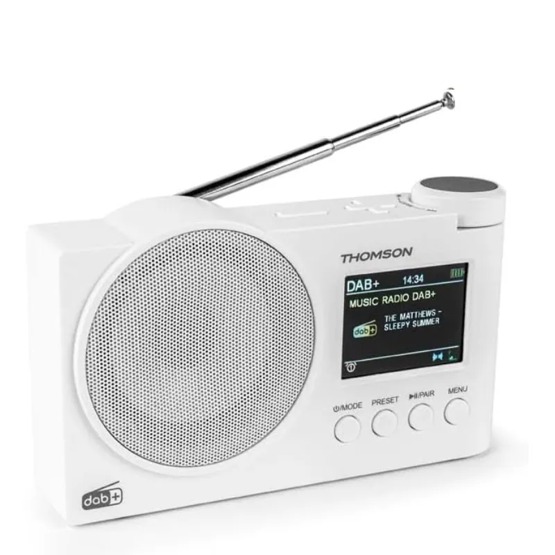 Radio-Réveil FM Bluetooth THOMSON RT400DABBTWH -Blanc, Photo chez Best Buy Tunisie chez Best Buy Tunisie