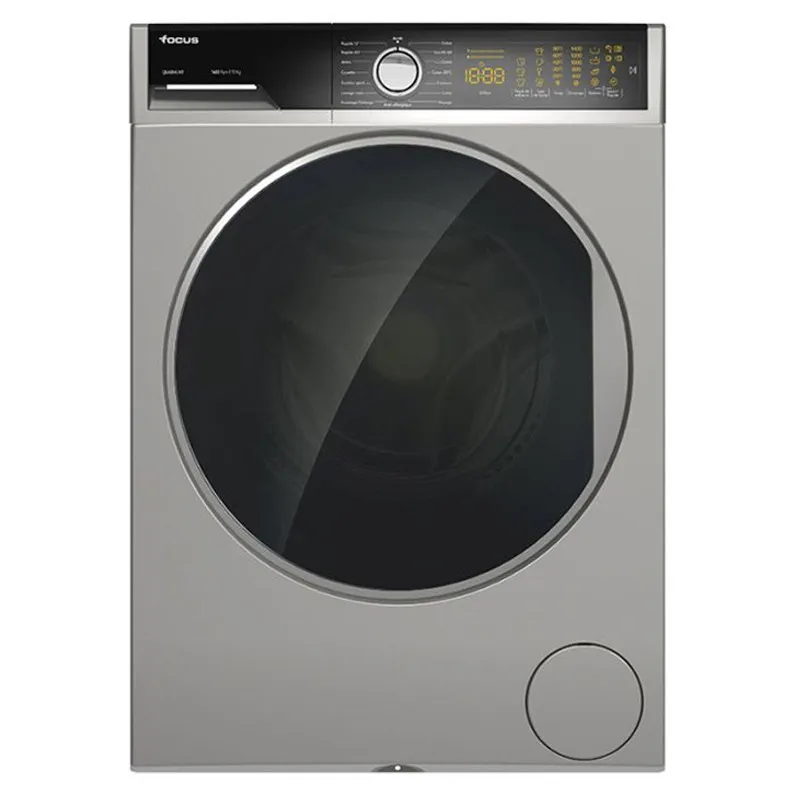 Focus QUADRA 1411 - Lave-linge pose libre, 11 kg, 1400 tr/min, 15 programmes, dark silver, moteur inverter, Photo chez Best Buy Tunisie chez Best Buy Tunisie