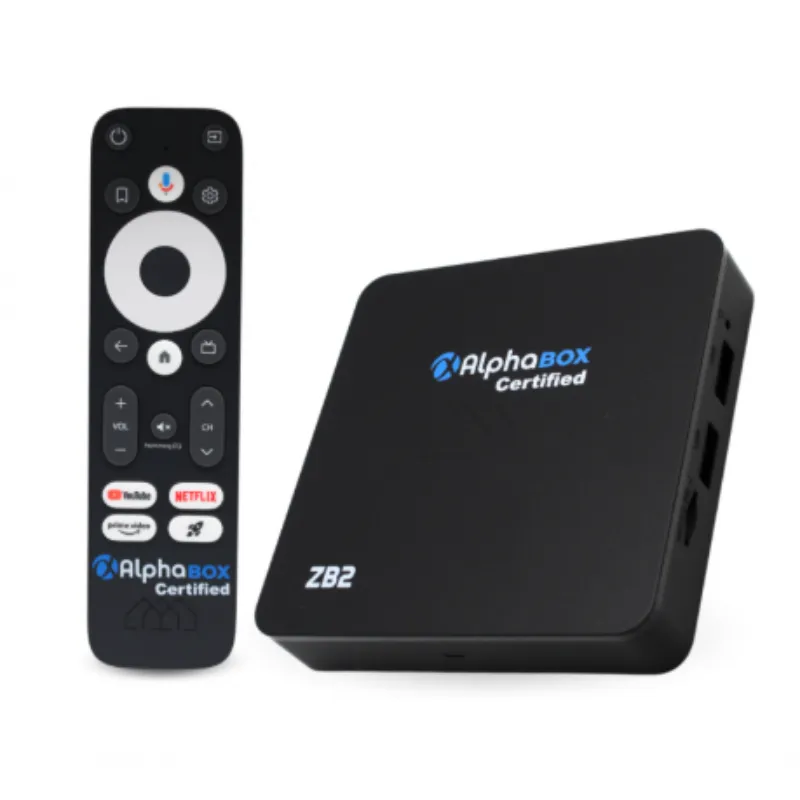 Box Android Alphabox Certified Zb2 -Noir -ALPHASAT-ZB2