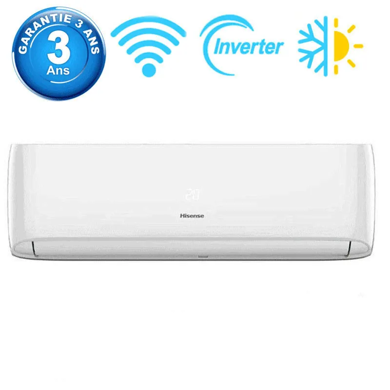 Hisense Chaud & Froid Inverter Tropicalisé 24000 BTU AS-24UW4S Blanc