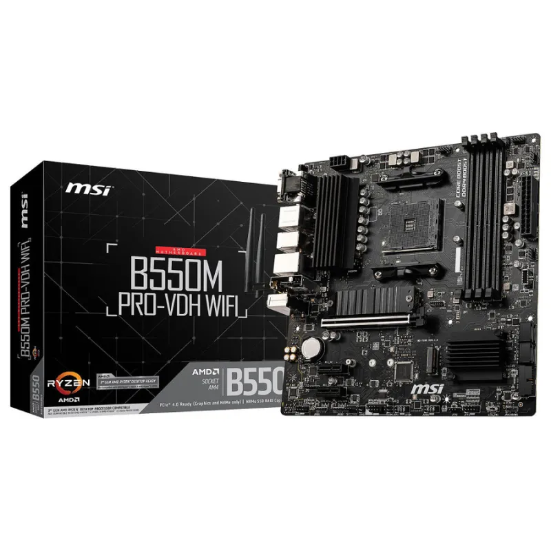 Carte Mère MSI B550M PRO-VDH Wifi (911-7C95-008), Photo chez Best Buy Tunisie chez Best Buy Tunisie