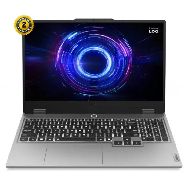 Lenovo LOQ 15IRX10 Intel® Core™ i5 i5-13450HX Ordinateur portable 39,6 cm (15.6") Full HD 24 Go DDR5-SDRAM 512 Go SSD NVIDIA GeForce RTX 5050 Wi-Fi 6 (802.11ax) Windows 11 Home Français Gris, Photo boutique Best Buy Tunisie chez Best Buy Tunisie