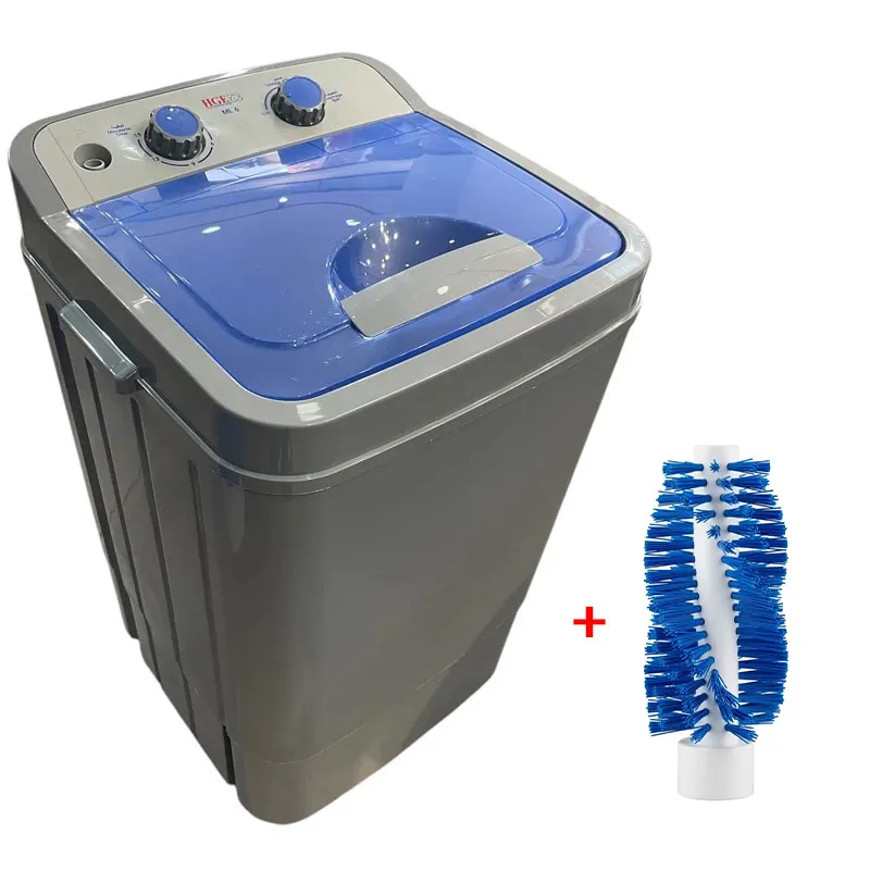 Machine à Laver Semi-Automatique HGE 6 Kg Gris