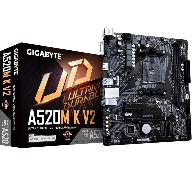 Gigabyte A520M K (rev. 1.0) AMD A520 Emplacement AM4 micro ATX, Photo boutique Best Buy Tunisie chez Best Buy Tunisie
