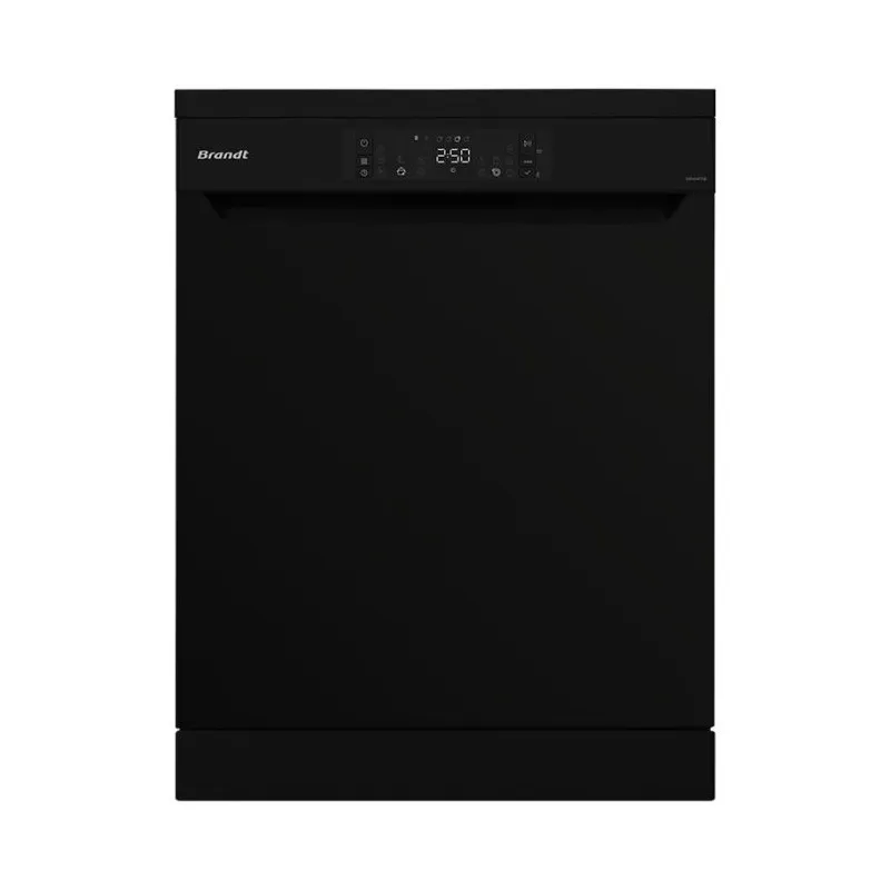 Brandt DFH147TB - Lave-vaisselle pose libre, 14 couverts, 7 programmes, classe A+++, noir, Photo boutique Best Buy Tunisie chez Best Buy Tunisie