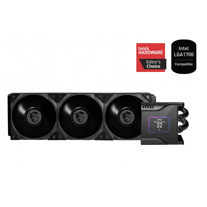 MSI MEG CORELIQUID S360 système de refroidissement d’ordinateur Processeur All-in-one liquid cooler 14 cm Noir, Photo boutique Best Buy Tunisie chez Best Buy Tunisie