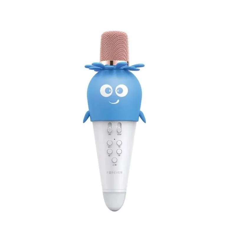 Microphone Bluetooth Karaoké FOREVER AMS-200 Avec Haut-parleur- Blue, Photo boutique Best Buy Tunisie chez Best Buy Tunisie