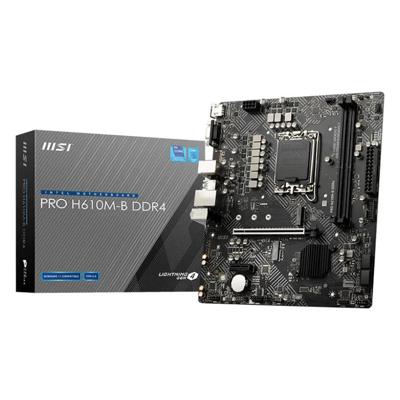 Carte mère MSI PRO H610M-B DDR4, Photo boutique Best Buy Tunisie chez Best Buy Tunisie