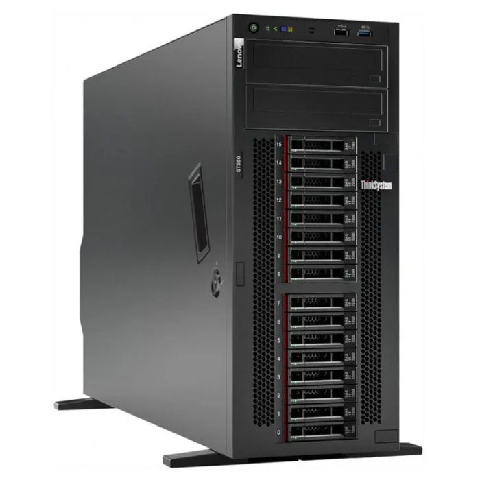 Lenovo ThinkSystem ST550 serveur Rack (4 U) Intel® Xeon® Silver 4210 2,2 GHz 16 Go 550 W, Photo boutique Best Buy Tunisie chez Best Buy Tunisie