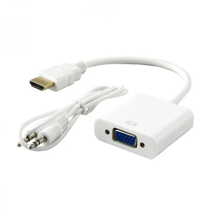 Adaptateur SBOX HDMI Male vers VGA Femelle Avec Jack, Photo boutique Best Buy Tunisie chez Best Buy Tunisie