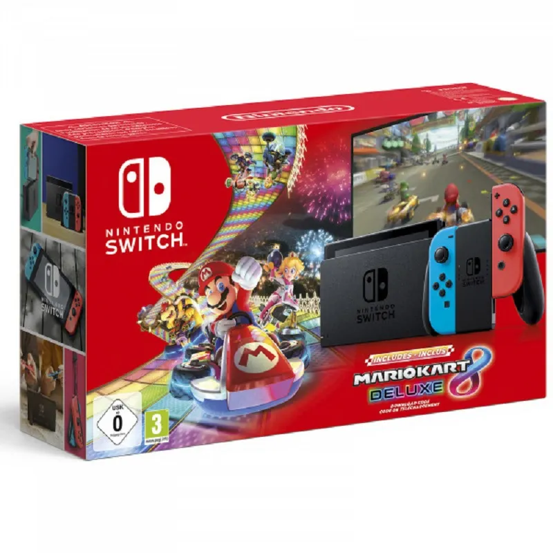 Console Switch NEON MARIO KART 8