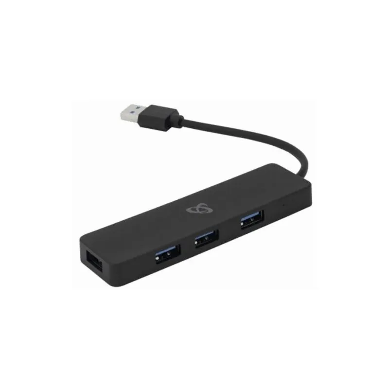 SBOX H-504 hub & concentrateur USB 2.0 5000 Mbit/s Noir, Photo boutique Best Buy Tunisie chez Best Buy Tunisie