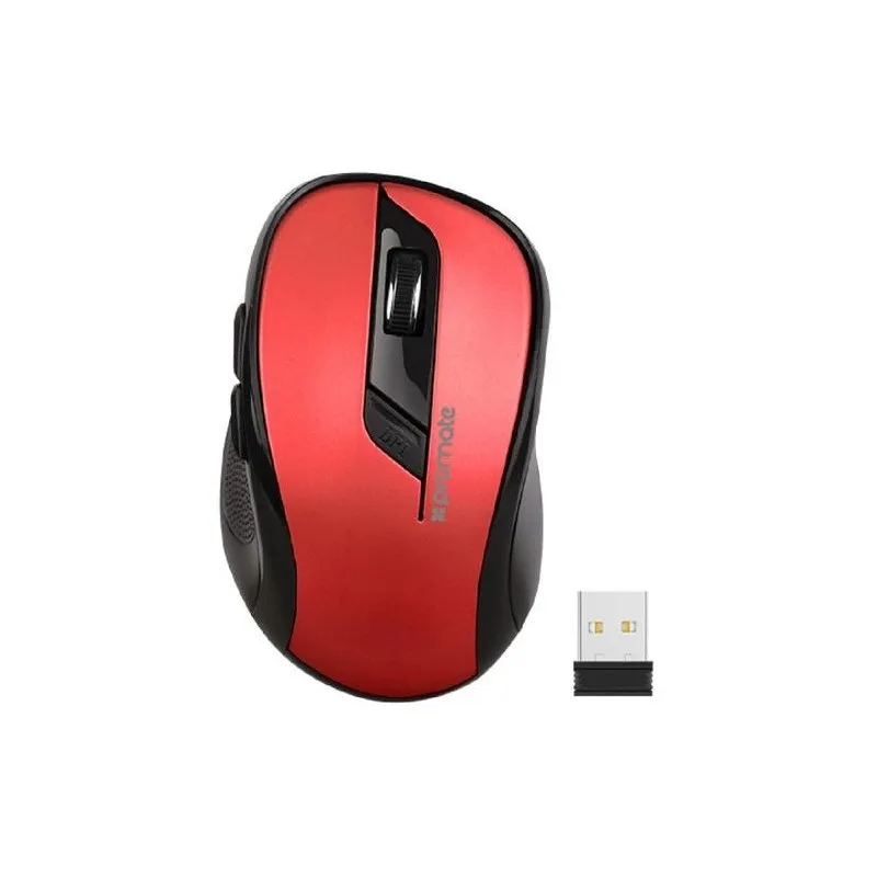 Souris Optique Sans Fil Promate Clix-7 - Rouge, Photo boutique Best Buy Tunisie chez Best Buy Tunisie