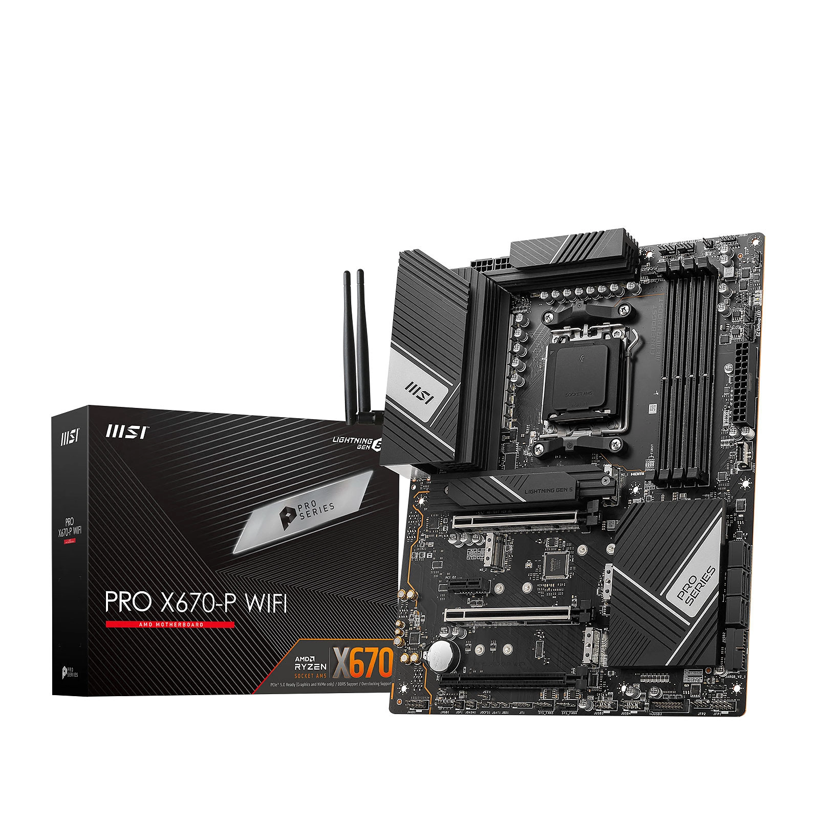 MSI PRO X670-P WIFI carte mère AMD X670 Emplacement AM5 ATX, Photo boutique Best Buy Tunisie chez Best Buy Tunisie