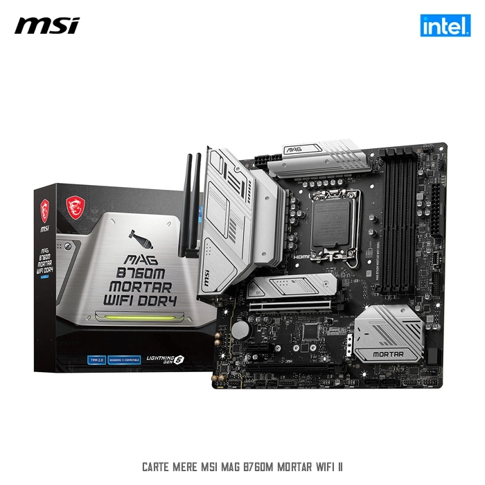 MSI MAG B760M MORTAR WIFI II, Photo boutique Best Buy Tunisie chez Best Buy Tunisie