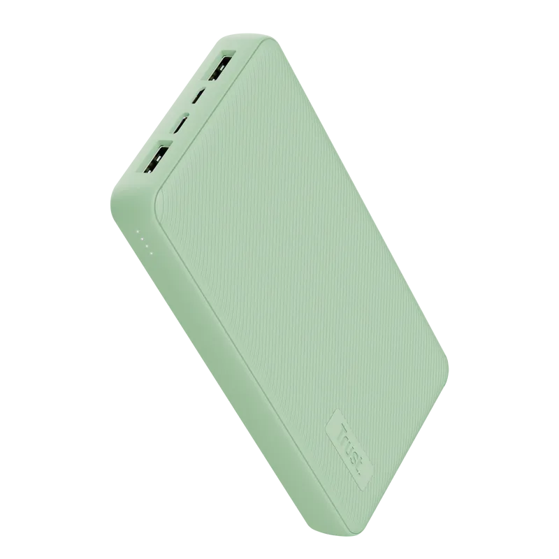 Power Bank Trust 20000 mAh 15W Vert, Photo boutique Best Buy Tunisie chez Best Buy Tunisie