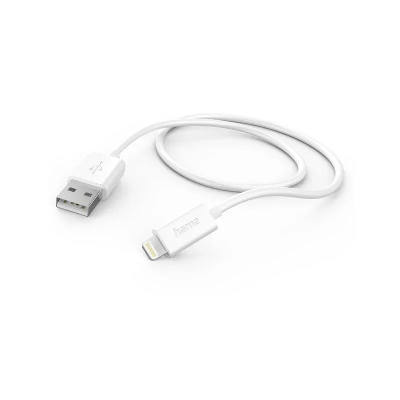 Câble de charge Hama USB-A 1 m - Blanc - 201579