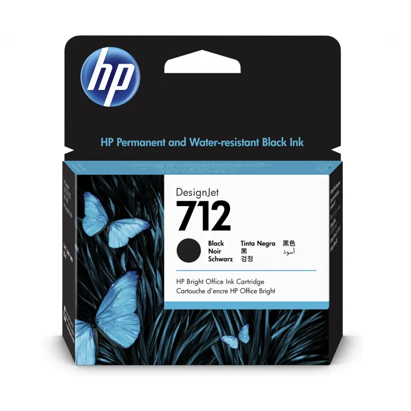 HP Cartouche d'encre DesignJet 712, noir, 80 ml (3ED71A), Photo boutique Best Buy Tunisie chez Best Buy Tunisie