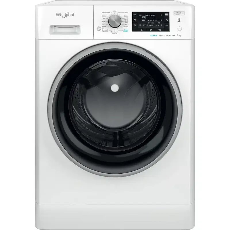 Machine à Laver Whirlpool 6ème Sens FFWD9248WBSVN 9 Kg Blanc