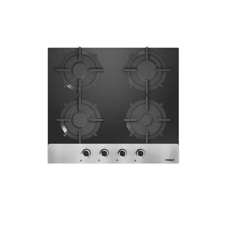 Plaque De Cuisson Premium 4 feux 60 Cm Fonte Avec Sécurité Inox (AP641.BX01), Photo boutique Best Buy Tunisie chez Best Buy Tunisie