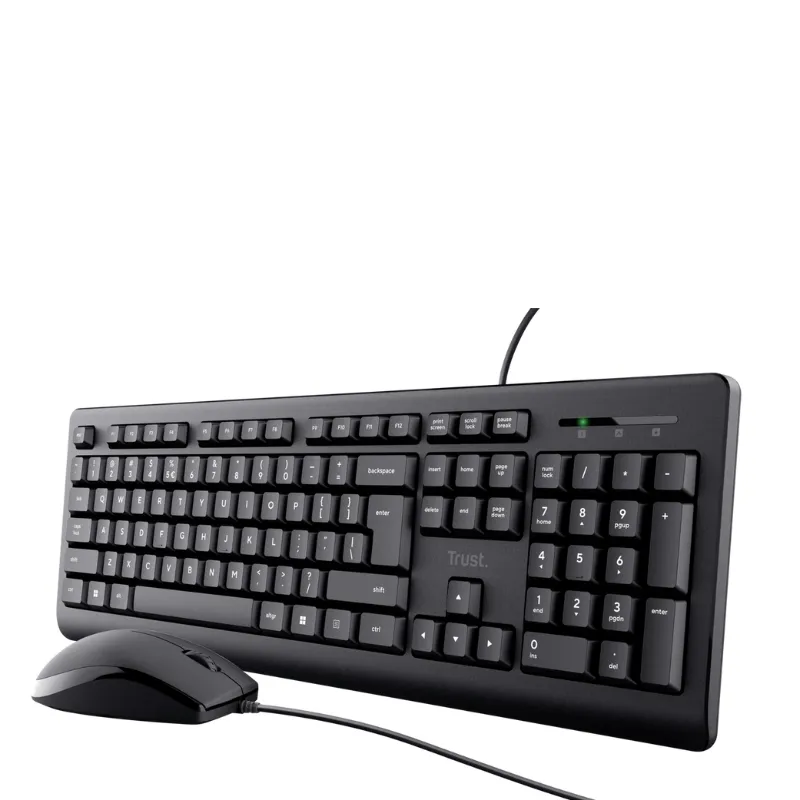 Trust Primo clavier Souris incluse USB AZERTY Français Noir, Photo boutique Best Buy Tunisie chez Best Buy Tunisie