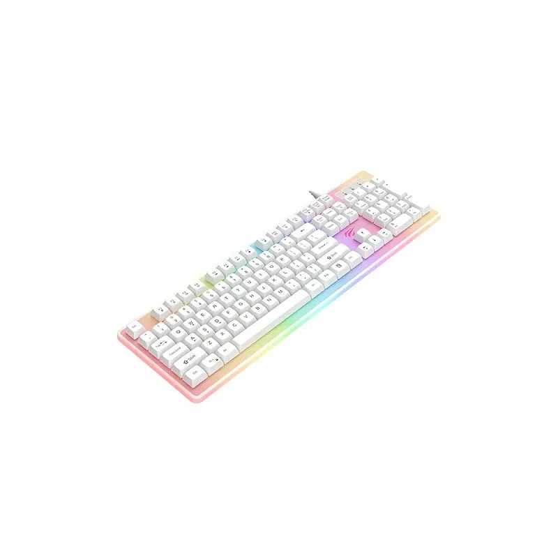 Clavier GAMER HAVIT KB876L RGB Backlit / Blanc, Photo boutique Best Buy Tunisie chez Best Buy Tunisie