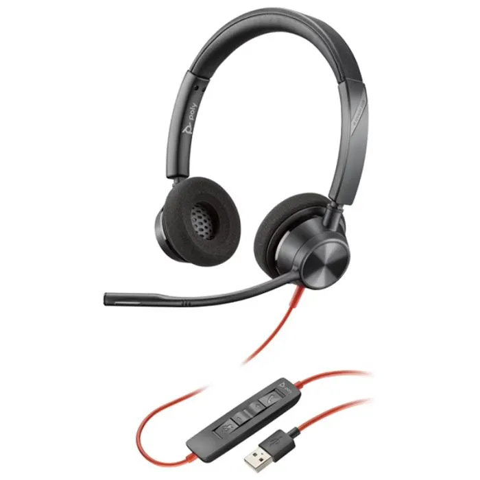 Micro-Casque USB-A HP Poly Blackwire 3320 certifié Microsoft Teams, Photo boutique Best Buy Tunisie chez Best Buy Tunisie