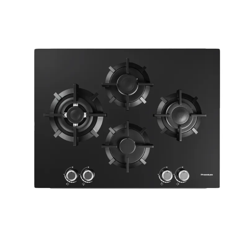 Plaque Gaz Encastrable Premium AP741.BS01 4 feux Noir, Photo boutique Best Buy Tunisie chez Best Buy Tunisie