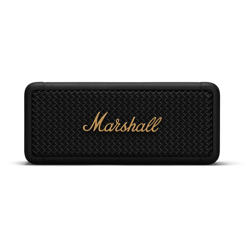 Haut parleur Bluetooth Marshall EMBERTON Noir et Laiton, Photo boutique Best Buy Tunisie chez Best Buy Tunisie