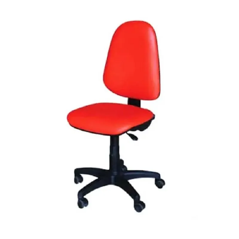 Chaise De Bureau Sécretaria SOTUFAB En Simili Cuir Sans Accoudoirs - Rouge, Photo boutique Best Buy Tunisie chez Best Buy Tunisie