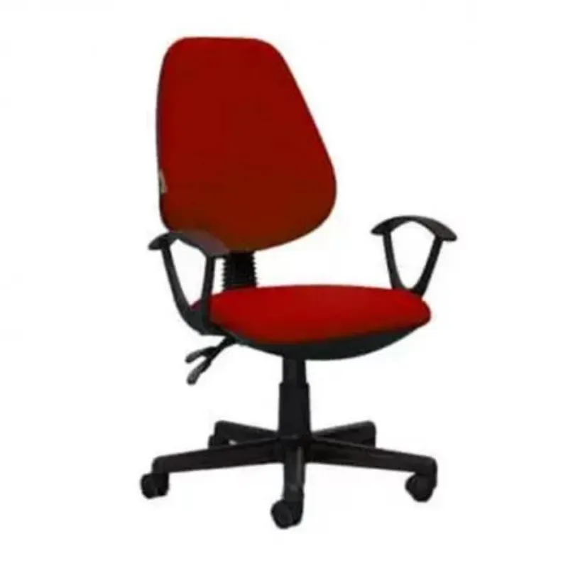 Chaise De Bureau Sécretaria SOTUFAB En Tissu Avec Accoudoirs - Rouge Bordeau, Photo boutique Best Buy Tunisie chez Best Buy Tunisie