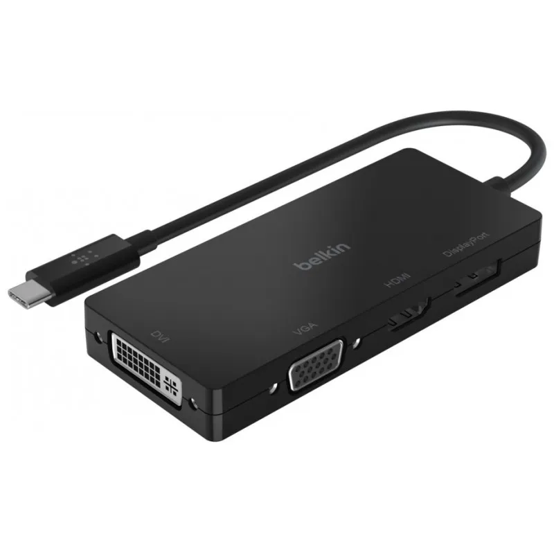 Adaptateur Vidéo BELKIN USB Type C Vers HDMI VGA Displayport et DVI, Photo boutique Best Buy Tunisie chez Best Buy Tunisie