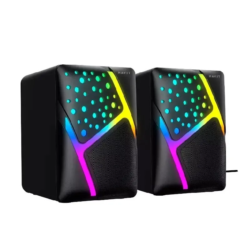Haut Parleur Filaire HAVIT SK763 RGB - Noir, Photo boutique Best Buy Tunisie chez Best Buy Tunisie