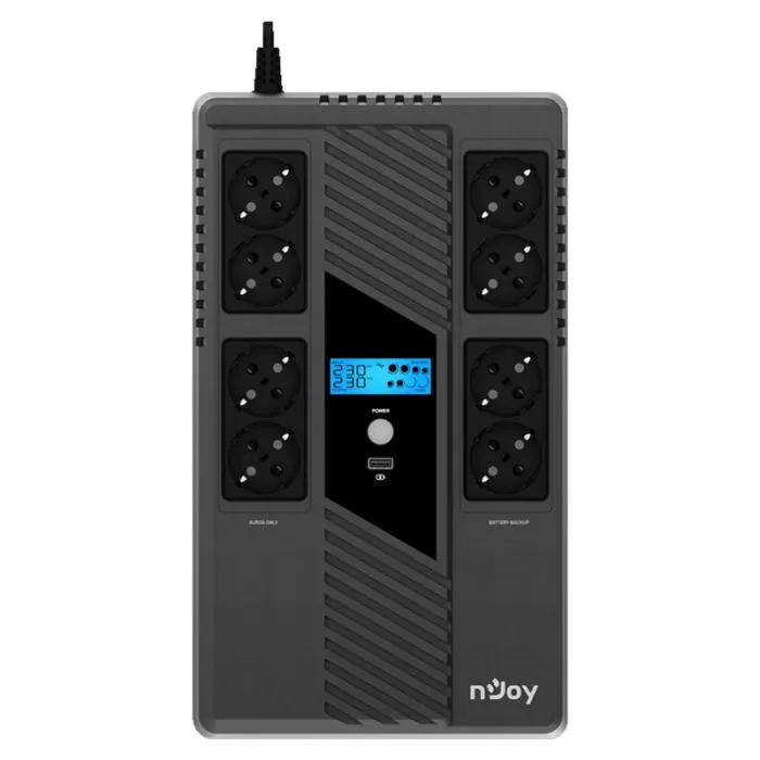 Onduleur Inline NJoy Token 800 / 480 W / 8 Prises, Photo boutique Best Buy Tunisie chez Best Buy Tunisie