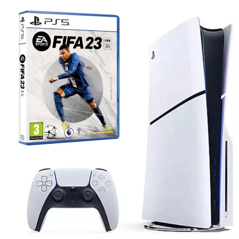 Console Sony Ps5 Standards Chassis D 78749000009 + Jeu Fifa 23 Ps5 82240020983 - Blanc