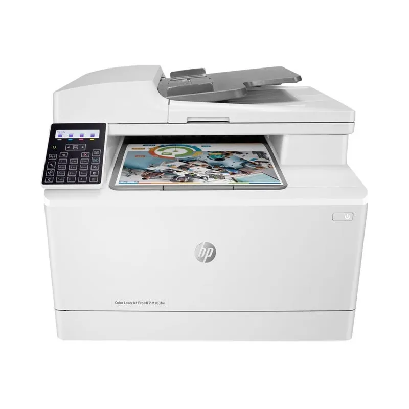 HP Color LaserJet Pro Imprimante multifonction M183fw, Impression, copie, scan, fax, Chargeur automatique de documents de 35 feuilles; Eco-énergétique; Sécurité renforcée; Wi-Fi double bande, Photo boutique Best Buy Tunisie chez Best Buy Tunisie