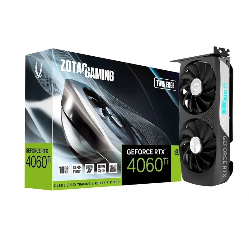 Zotac GAMING GeForce RTX 4060 Ti Twin Edge NVIDIA 16 Go GDDR6, Photo boutique Best Buy Tunisie chez Best Buy Tunisie