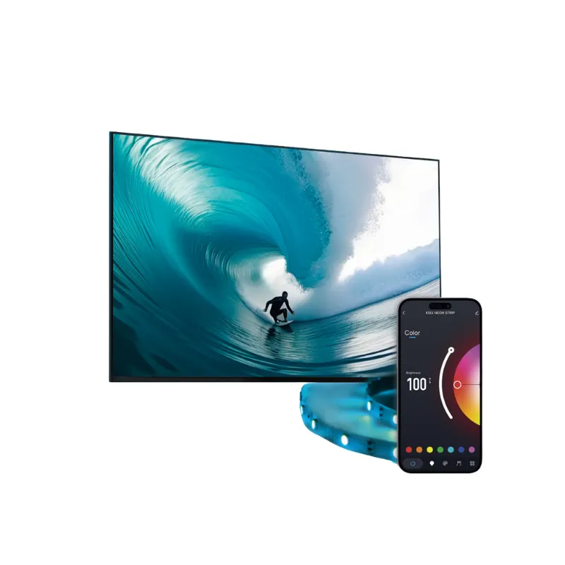 Ksix BXLEDTV04 LED lumineuse Bandeau lumineux TV 10 W 2000 mm, Photo boutique Best Buy Tunisie chez Best Buy Tunisie