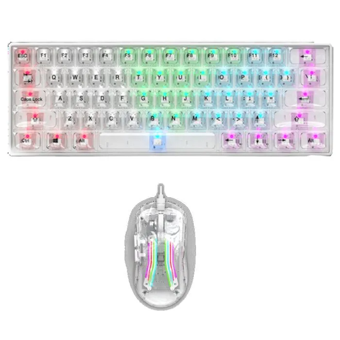 Ensemble Clavier et Souris Gamer Filaire STAR WAVE GCM1085 RGB - Transparent, Photo boutique Best Buy Tunisie chez Best Buy Tunisie