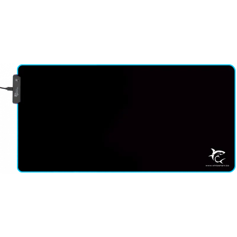 White Shark Luminous XL Tapis de souris de jeu Noir, Photo boutique Best Buy Tunisie chez Best Buy Tunisie