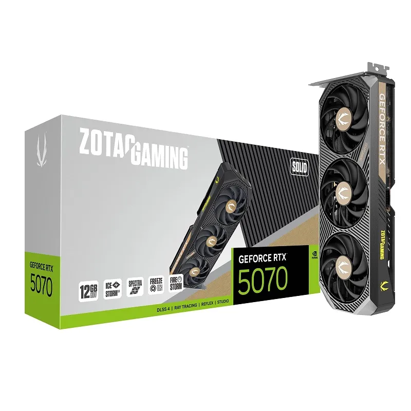 Zotac GAMING GeForce RTX 5070 SOLID NVIDIA 12 Go GDDR7, Photo boutique Best Buy Tunisie chez Best Buy Tunisie