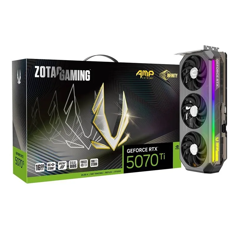 Zotac GAMING GeForce RTX 5070 Ti AMP Extreme INFINITY NVIDIA 16 Go GDDR7, Photo boutique Best Buy Tunisie chez Best Buy Tunisie