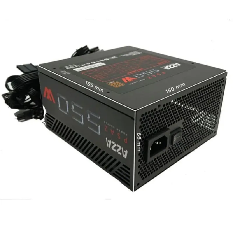Azza PSAZ-550W unité d'alimentation d'énergie 20+4 pin ATX ATX Noir, Photo boutique Best Buy Tunisie chez Best Buy Tunisie