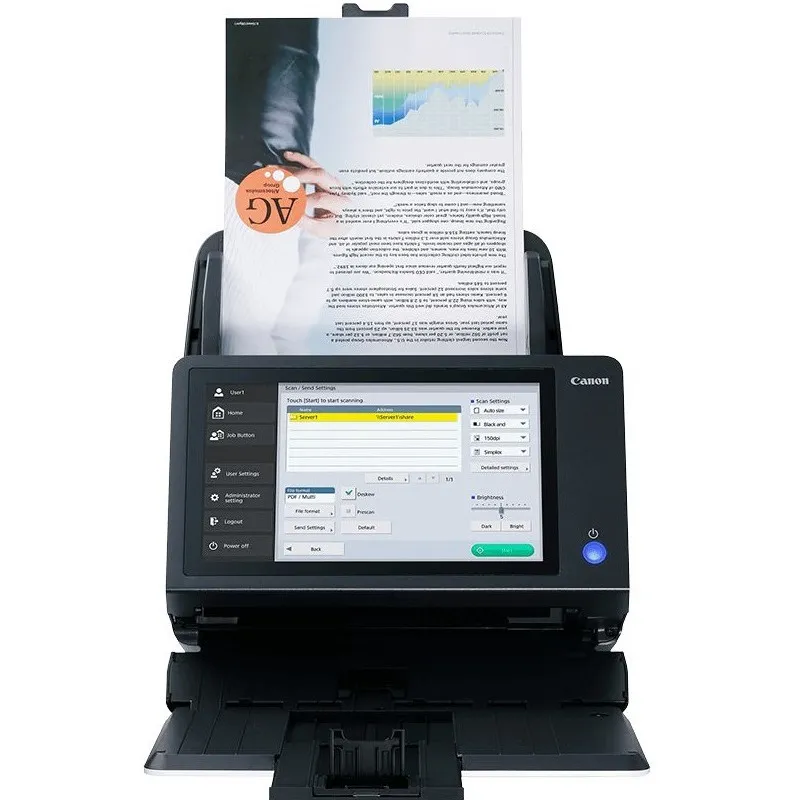 Scanner Canon ScanFront 400 Noir (1255C003AF), Photo boutique Best Buy Tunisie chez Best Buy Tunisie